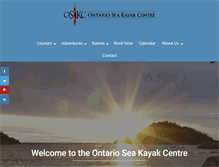 Tablet Screenshot of ontarioseakayakcentre.com